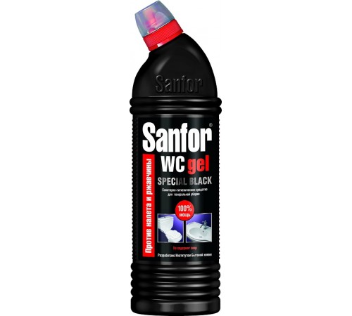 Чистящее средство для сантехники Sanfor WC Gel Special Black (1 л)