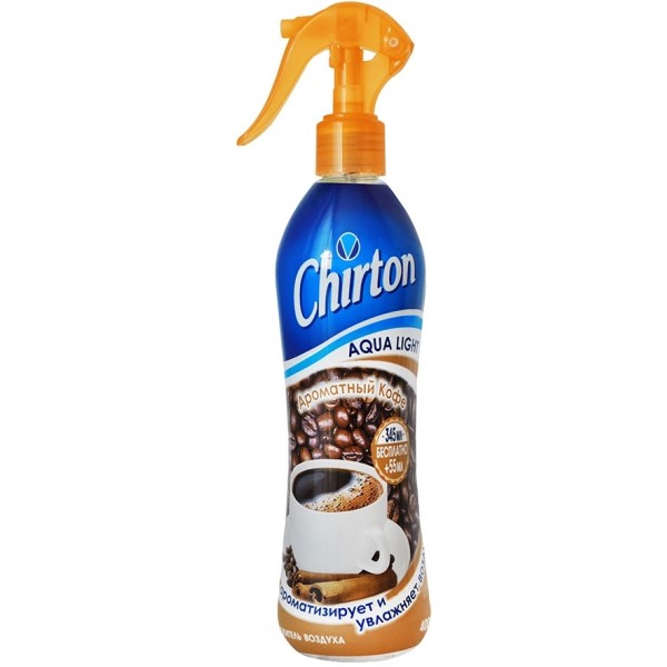 Освежитель воздуха Chirton Aqua Light Ароматный кофе (400 мл) Освежитель воздуха Chirton Aqua Light Ароматный кофе (400 мл)