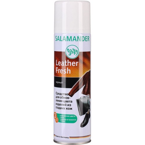 Краска Salamander Leather Fresh Для гладкой кожи Цвет черный (250 мл)