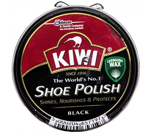 Крем для обуви Kiwi Shoe Polish Черный (50 мл)