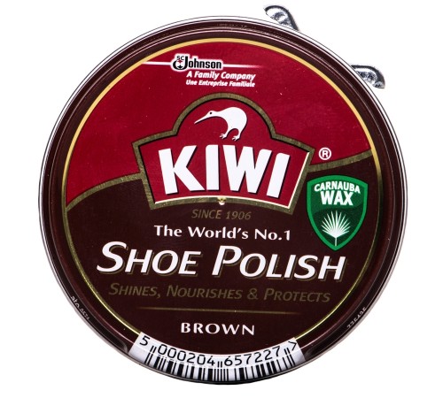 Крем для обуви Kiwi Shoe Polish Коричневый (50 мл)