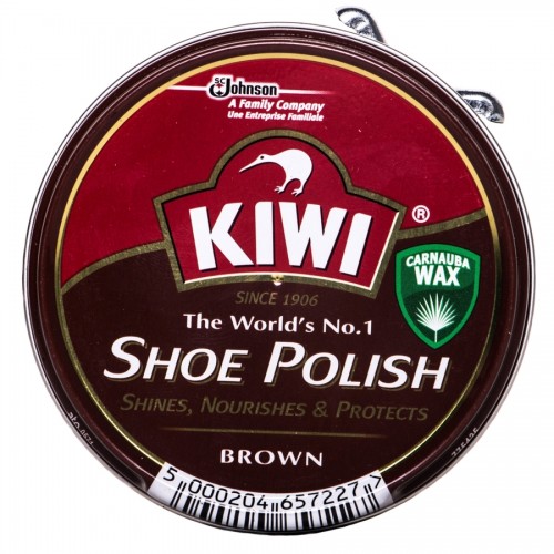Крем для обуви Kiwi Shoe Polish Коричневый (50 мл)