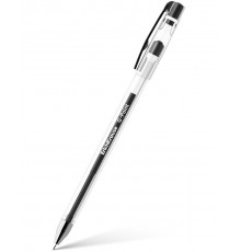 Ручка гелевая 0.38 Черная Игольчатый узел G-Point EK-17628