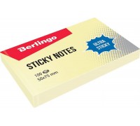 Самоклеящийся блок Berlingo Ultra Sticky 50*75 мм желтый LSn_39400 (100 лист)