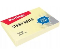 Самоклеящийся блок Berlingo Ultra Sticky 100*75мм желтый LSn_39500 (100 лист)