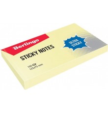 Самоклеящийся блок Berlingo Ultra Sticky 125*75мм желтый LSn_39300 (100 лист)