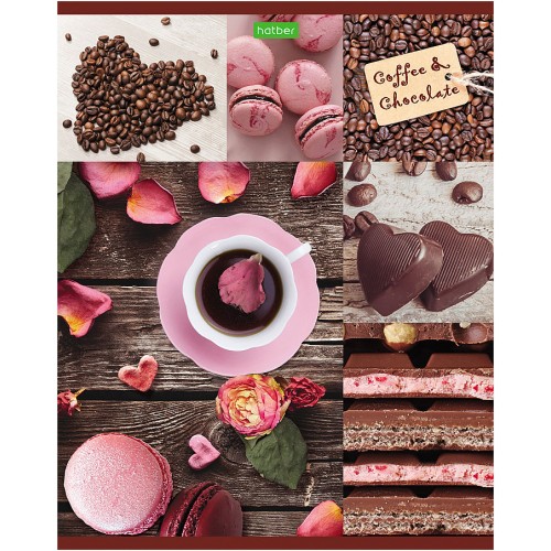 Тетрадь А5 96л клетка Hatber Coffee&Chocolate ВК 96Т5С1