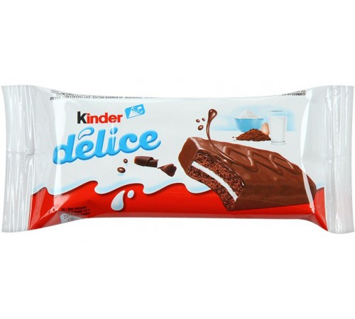 Бисквитное пирожное Kinder Delice с молочной начинкой (39 гр)