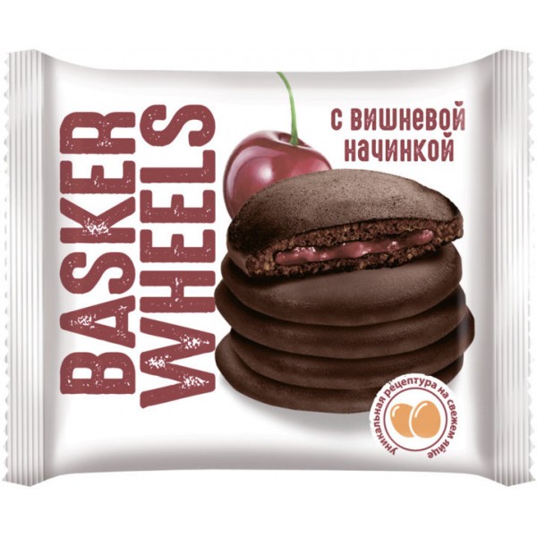 Панкейк с вишнёвой начинкой Basker Wheels (36 гр)