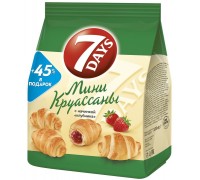 Мини-круассаны 7DAYS Клубника (105 гр)
