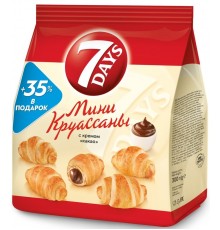 Мини-круассаны 7DAYS С кремом какао (300 гр)