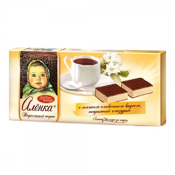 Торт вафельный Аленка (250 гр) Торт вафельный Аленка (250 гр)