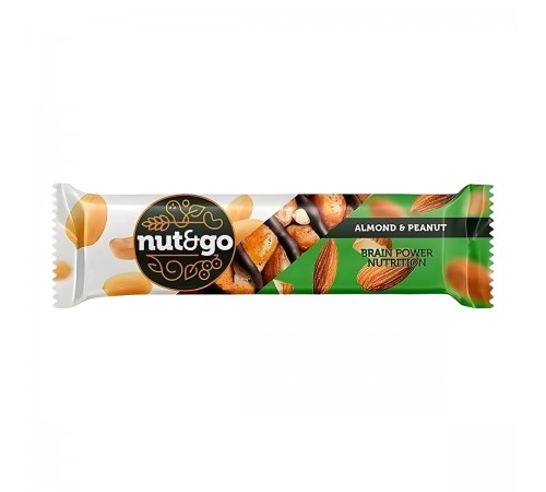 Батончик Nut&Go Арахис-Миндаль (36 гр)