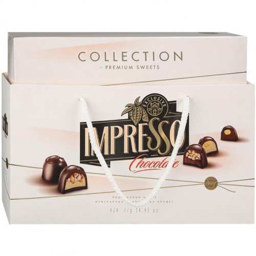 Набор шоколадных конфет Спартак Impresso белый (424 гр)