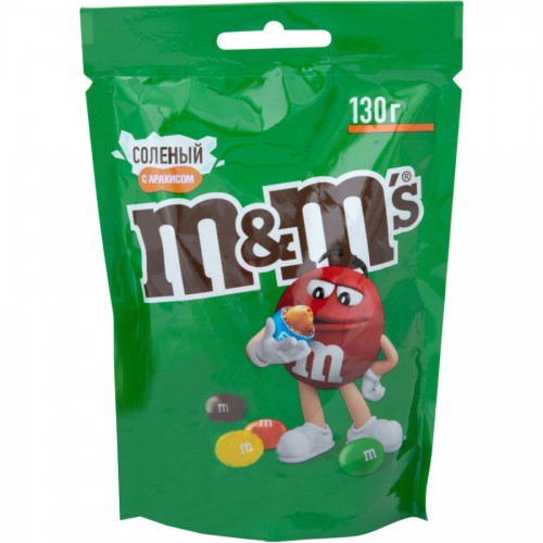 Драже M&M'S с арахисом и солью (130 гр)