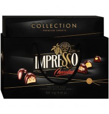 Набор шоколадных конфет Спартак Impresso черный (424 гр)