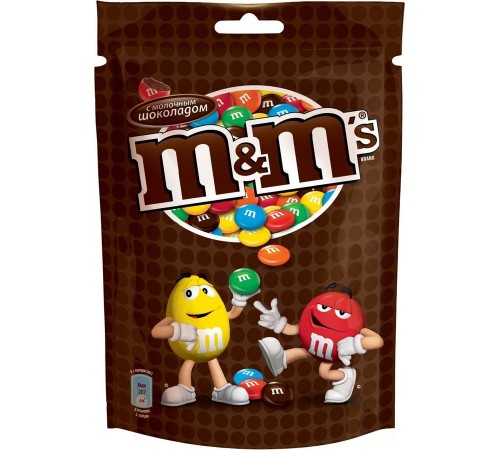 Драже M&M'S с молочным шоколадом (125 гр)