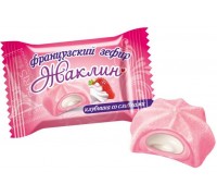 Конфеты Славянка Жаклин Французский зефир Клубника со сливками (1 кг)