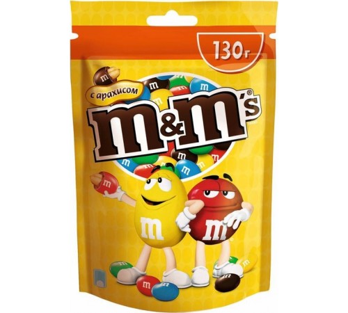 Драже M&M'S с арахисом (130 гр)