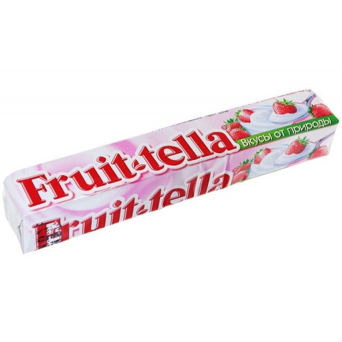 Конфеты жевательные Fruittella Клубничный йогурт (42.5 гр)