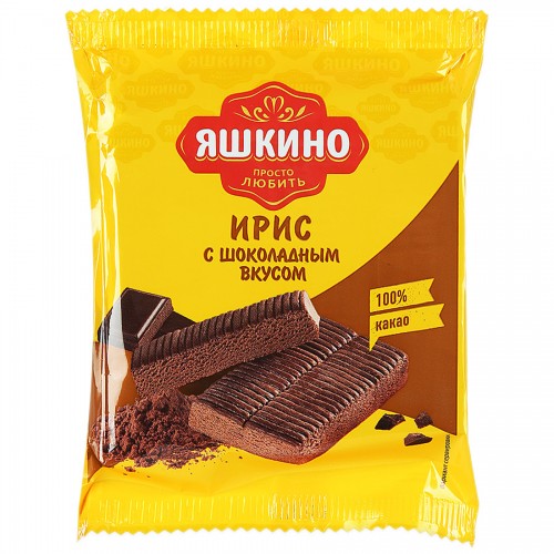 Ирис Яшкино с шоколадным вкусом (140 гр)
