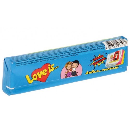 Жевательная конфета Love is... Арбуз-тропик (25 гр)