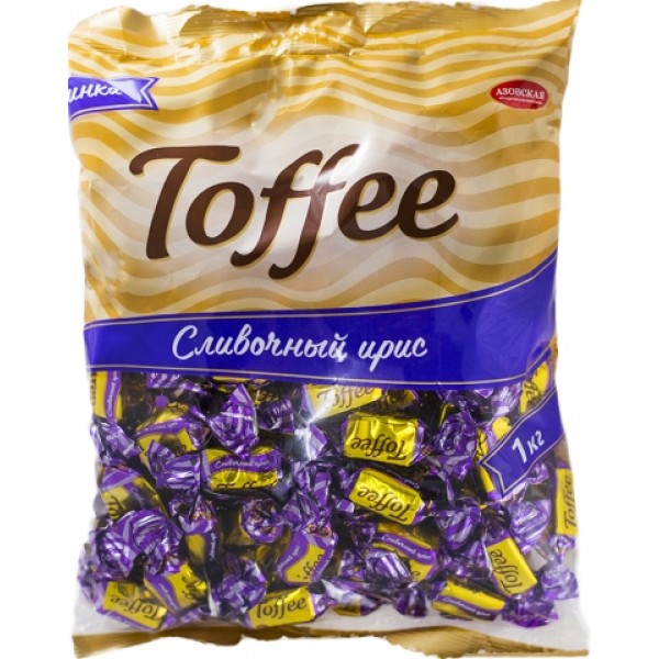 Ирис сливочный Toffee Азовская КФ (1 кг) Ирис сливочный Toffee Азовская КФ (1 кг)