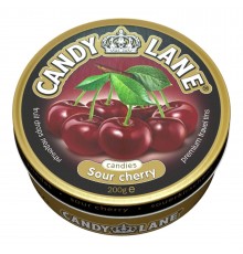 Монпансье Candy Lane Кислая Вишня (200 гр) ж/б