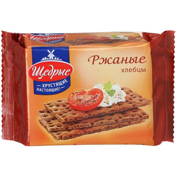 Хлебцы Щедрые ржаные (200 гр) Хлебцы Щедрые ржаные (200 гр)