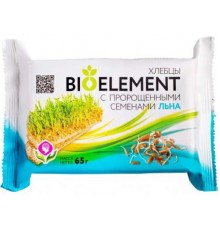 Хлебцы БиоЭлемент с пророщенными семенами льна (65 гр)
