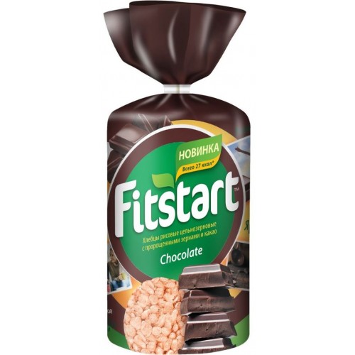 Хлебцы Fitstart рисовые Chocolate (100 гр)
