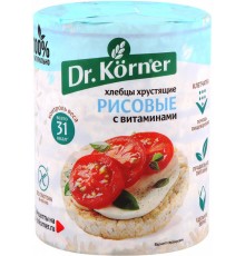 Хлебцы Dr. Korner Рисовые с витаминами (100 гр)