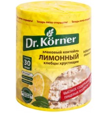 Хлебцы Dr. Korner Злаковый коктейль Лимонный (100 гр)