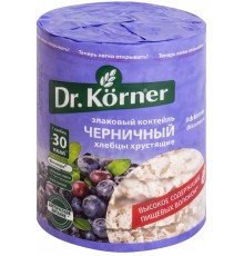 Хлебцы Dr. Korner Злаковый коктейль Черничный (100 гр)