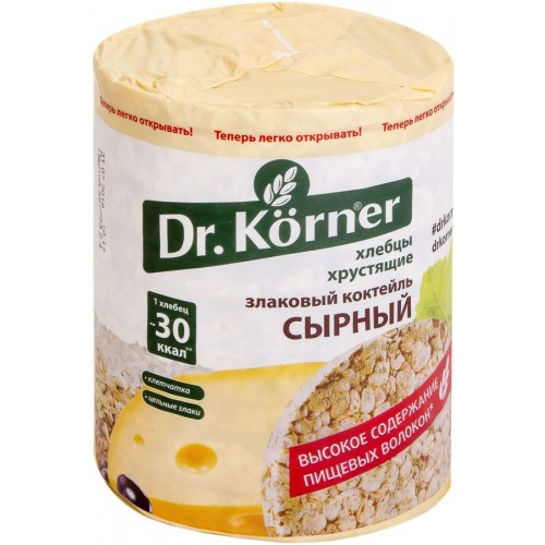 Хлебцы Dr. Korner Злаковый коктейль Сырный (100 гр)