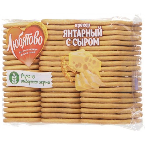 Крекер Любятово Янтарный с сыром (500 гр)
