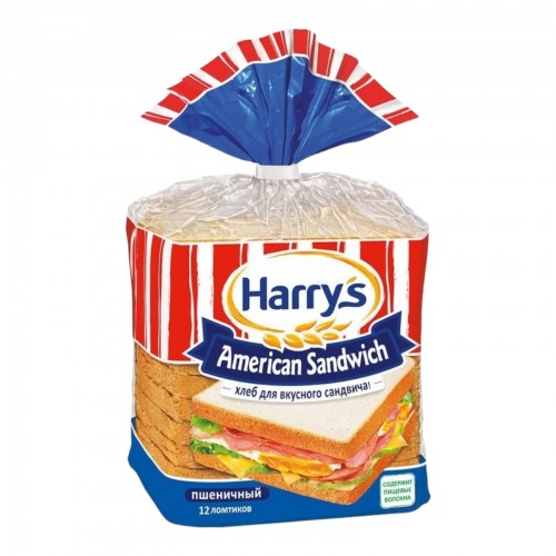Хлеб пшеничный Harry's сэндвичный (470 гр)