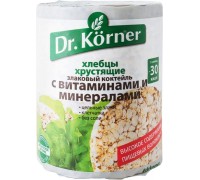 Хлебцы Dr. Korner Злаковый коктейль с витаминами и минералами (100 гр)