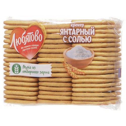 Крекер Любятово Янтарный с солью (500 гр)