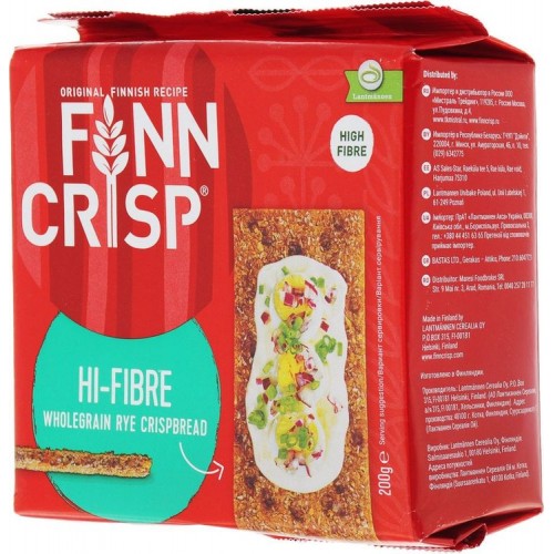 Хлебцы Finn Crisp Hi-Fibre с отрубями (200 гр)