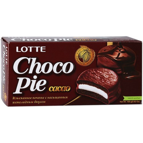 Пирожное Lotte Choco Pie Cacao (168 гр)