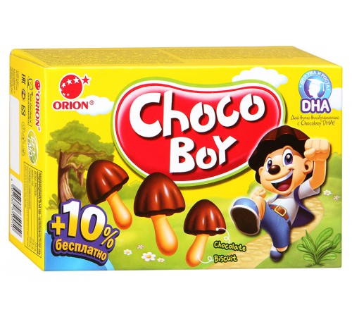 Печенье Choco Boy с шоколадной глазурью (100 гр)