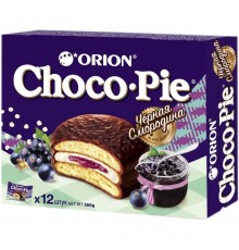 Пирожное Orion Choco-Pie Черная смородина (360 гр)