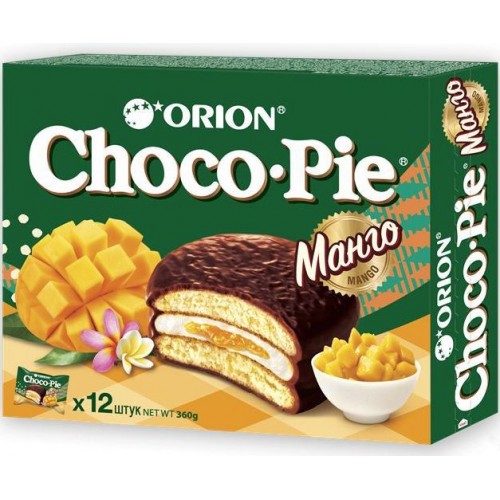 Пирожное Orion Choco-Pie Манго (360 гр)