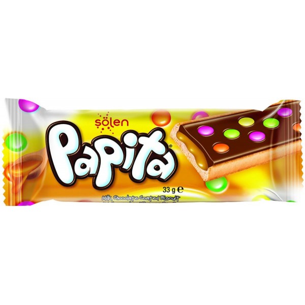 Печенье Papita с карамелью и драже (33 гр) Печенье Papita с карамелью и драже (33 гр)