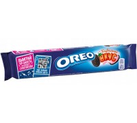 Печенье Oreo с какао и начинкой со вкусом клубники (95 гр)