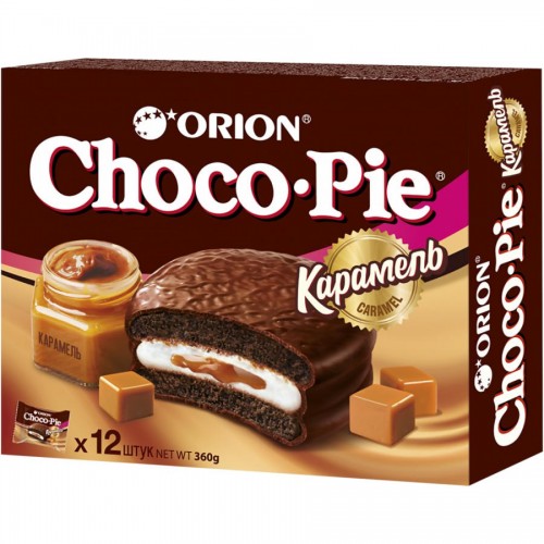 Пирожное Orion Choco-Pie Карамель (360 гр)