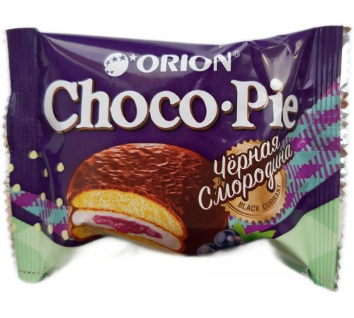 Пирожное Orion Choco-Pie Черная смородина (180 гр)