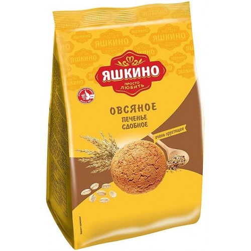 Печенье сдобное Яшкино Овсяночка (350 гр)
