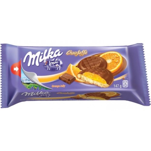 Печенье Милка Choco Jaffa с апельсиновой начинкой (147 гр)